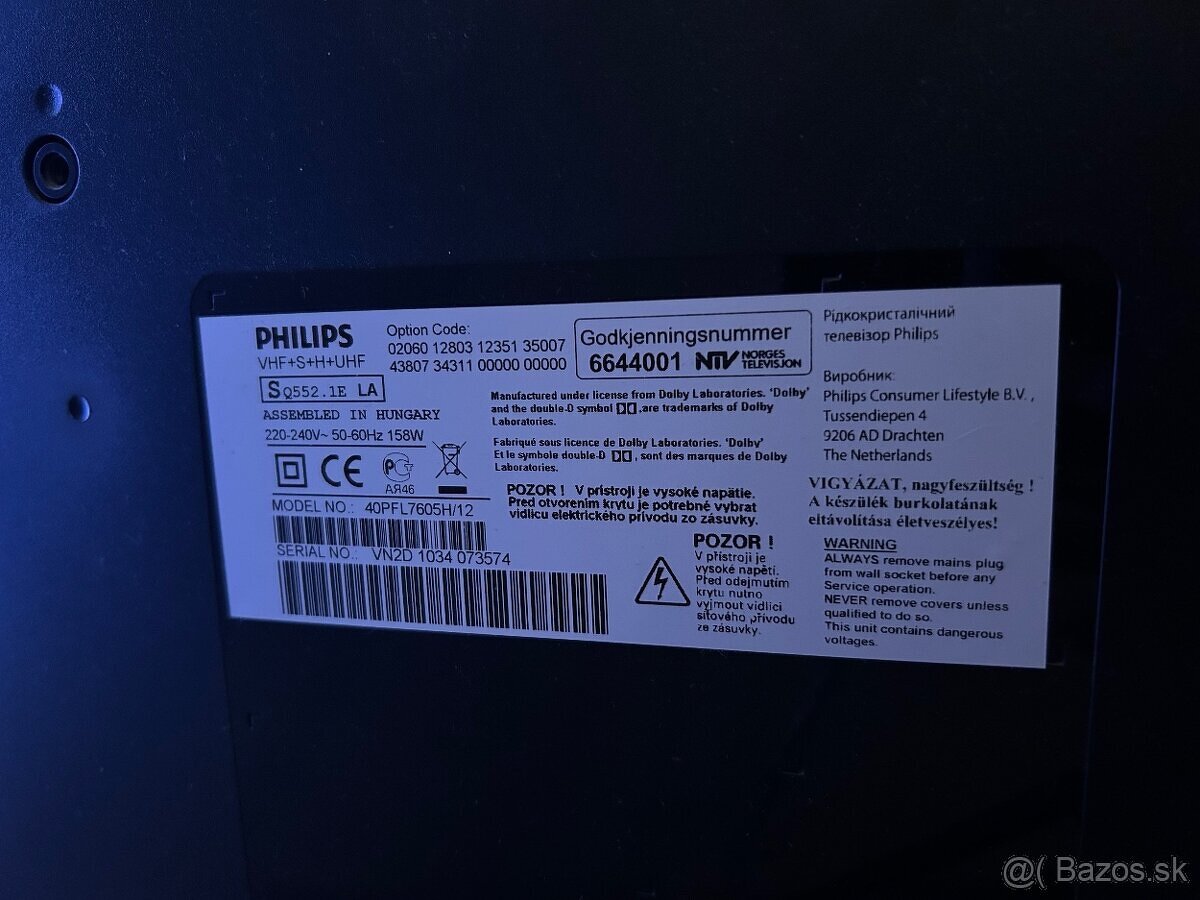 LED Full HD LCD TV Philips 40PFL7605H/12 - 6