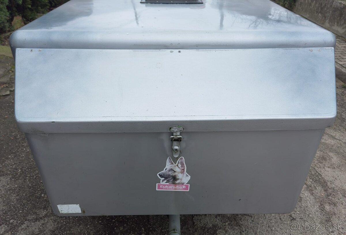 Prívesný vozík na prepravu psov – dvojbox - 6