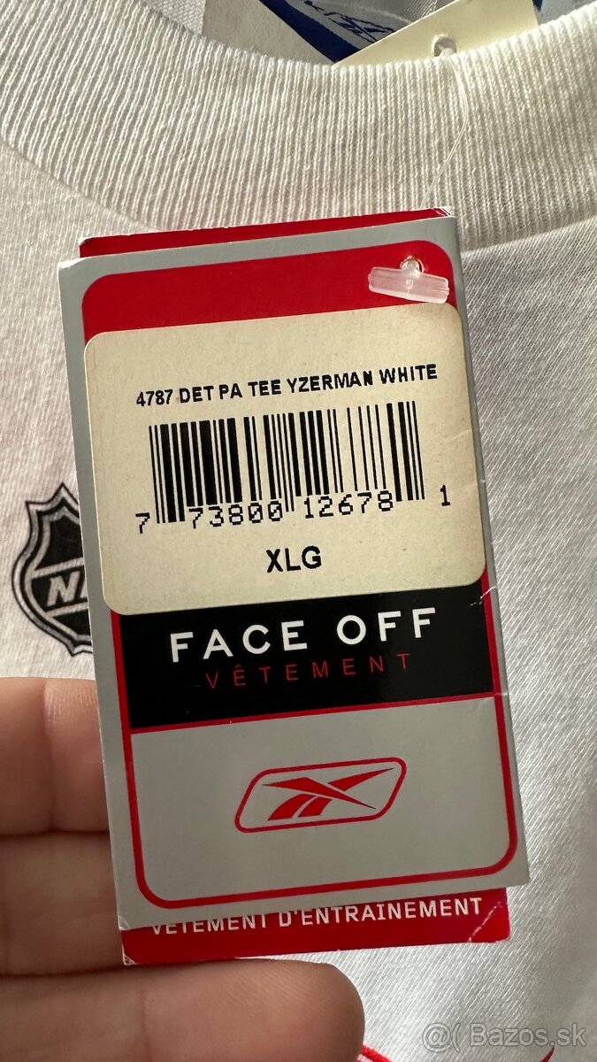 Tricko Steve Yzerman Detroit Red Wings Reebok Face Off - 6