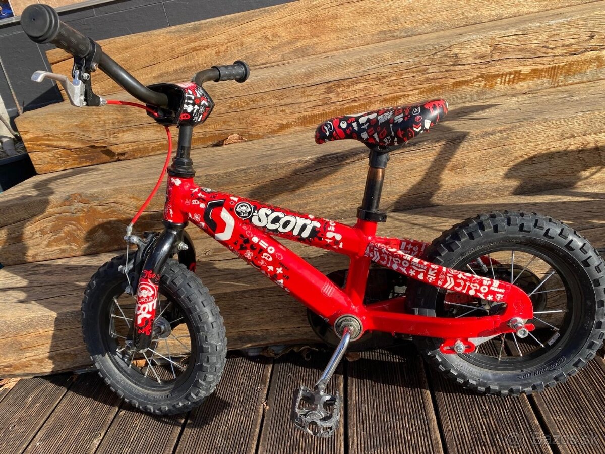 Detsky bicykel scott velkost 12 - 6