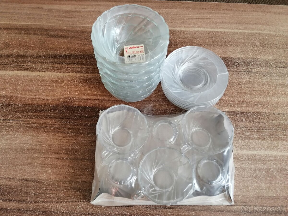 čajová súprava a misky na kompót - 6