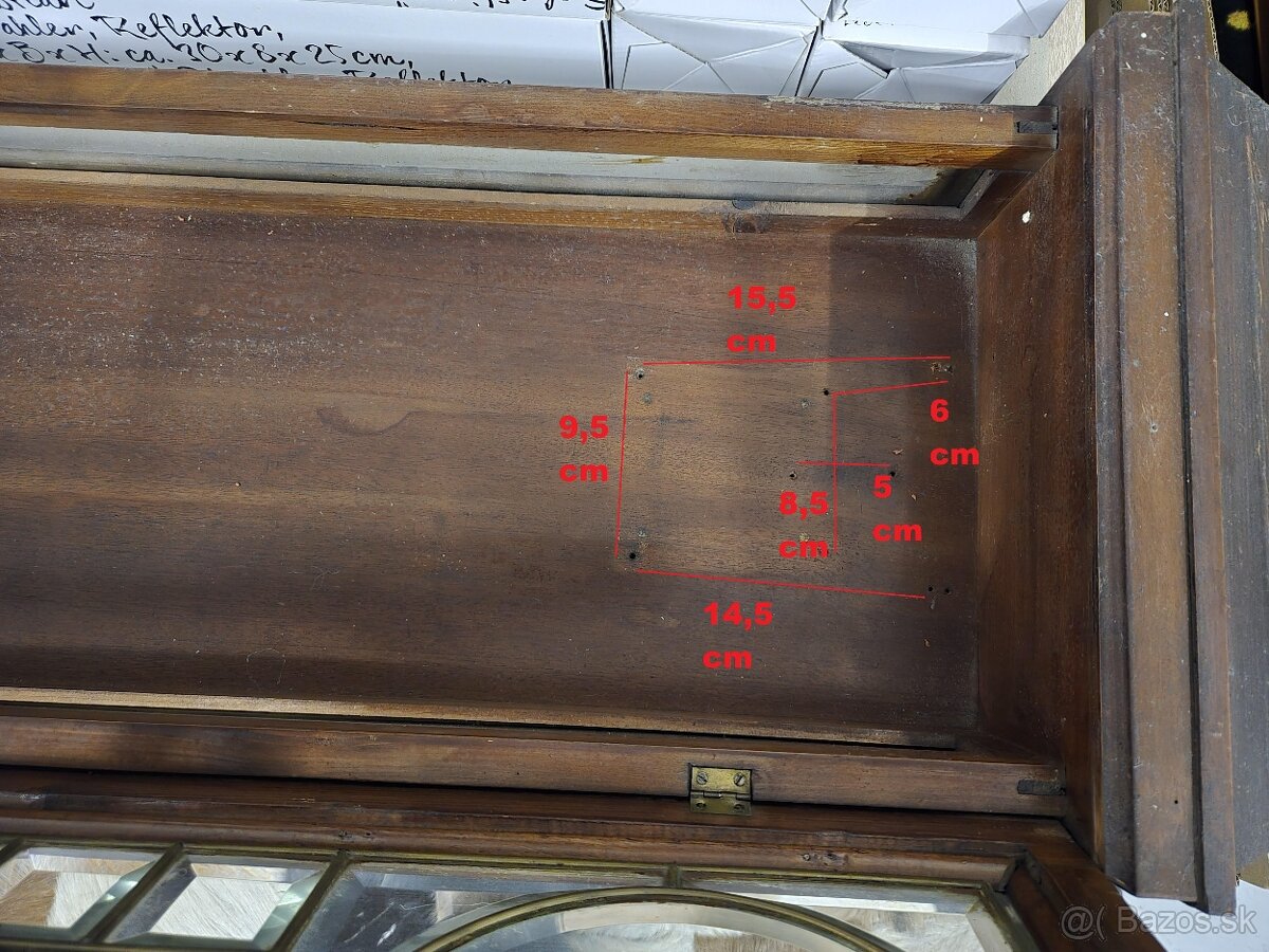 Nástenné hodiny len skrinka 100 cm - 6