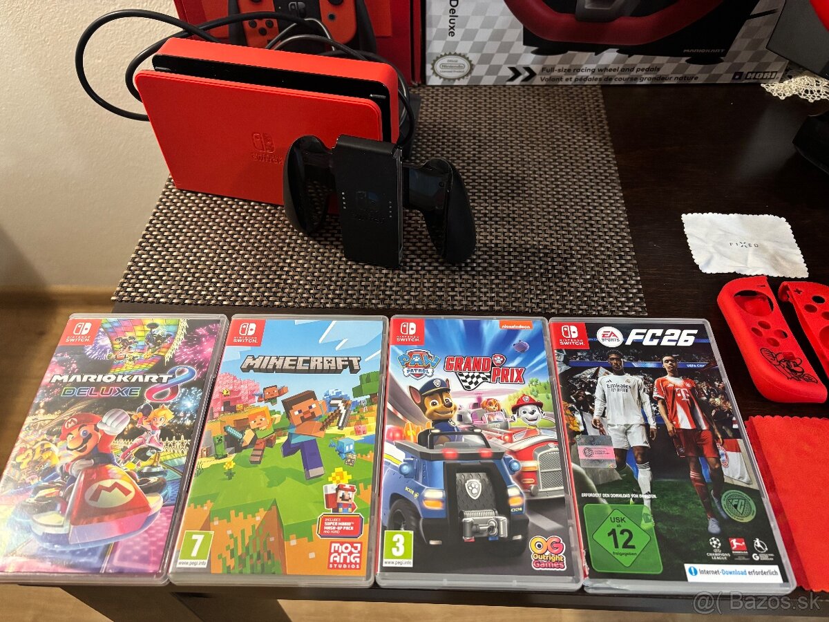 Nintendo Switch OLED + Mário volant - 6