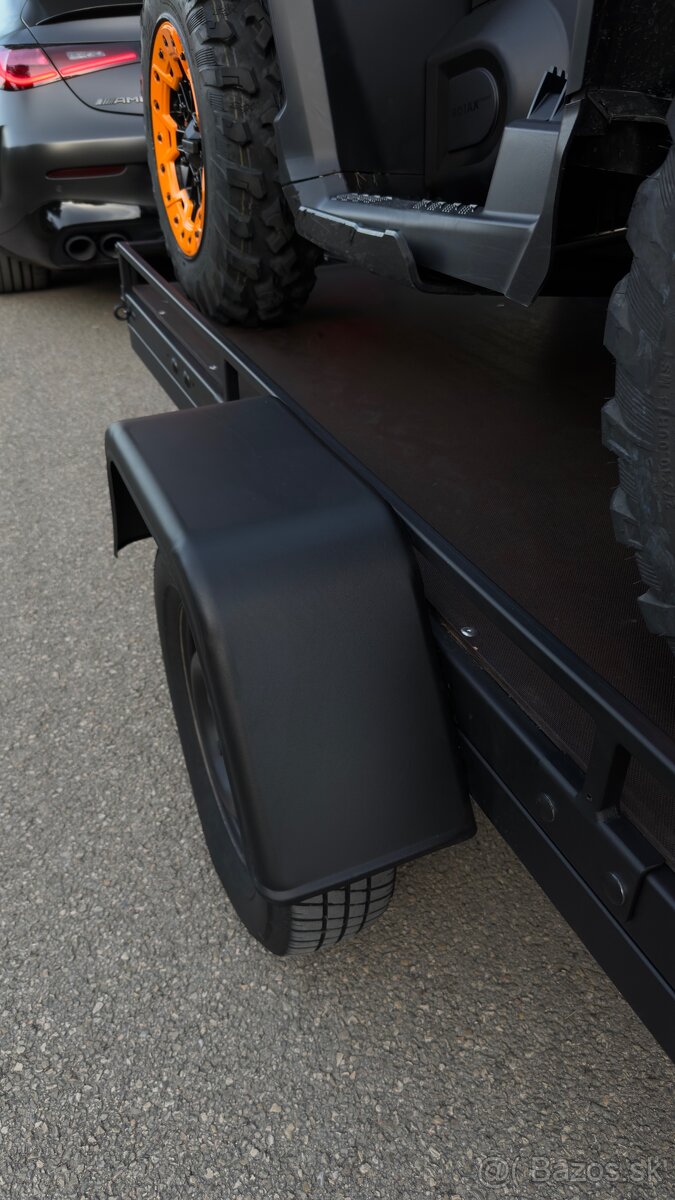 Predám nový vyklápací prívesný vozík na štvorkolku,Canam - 6