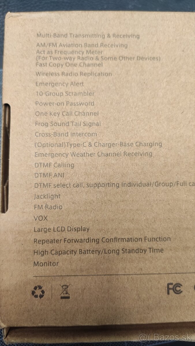 Predám multi-band vysielačku Quansheng UV-K6 - 6