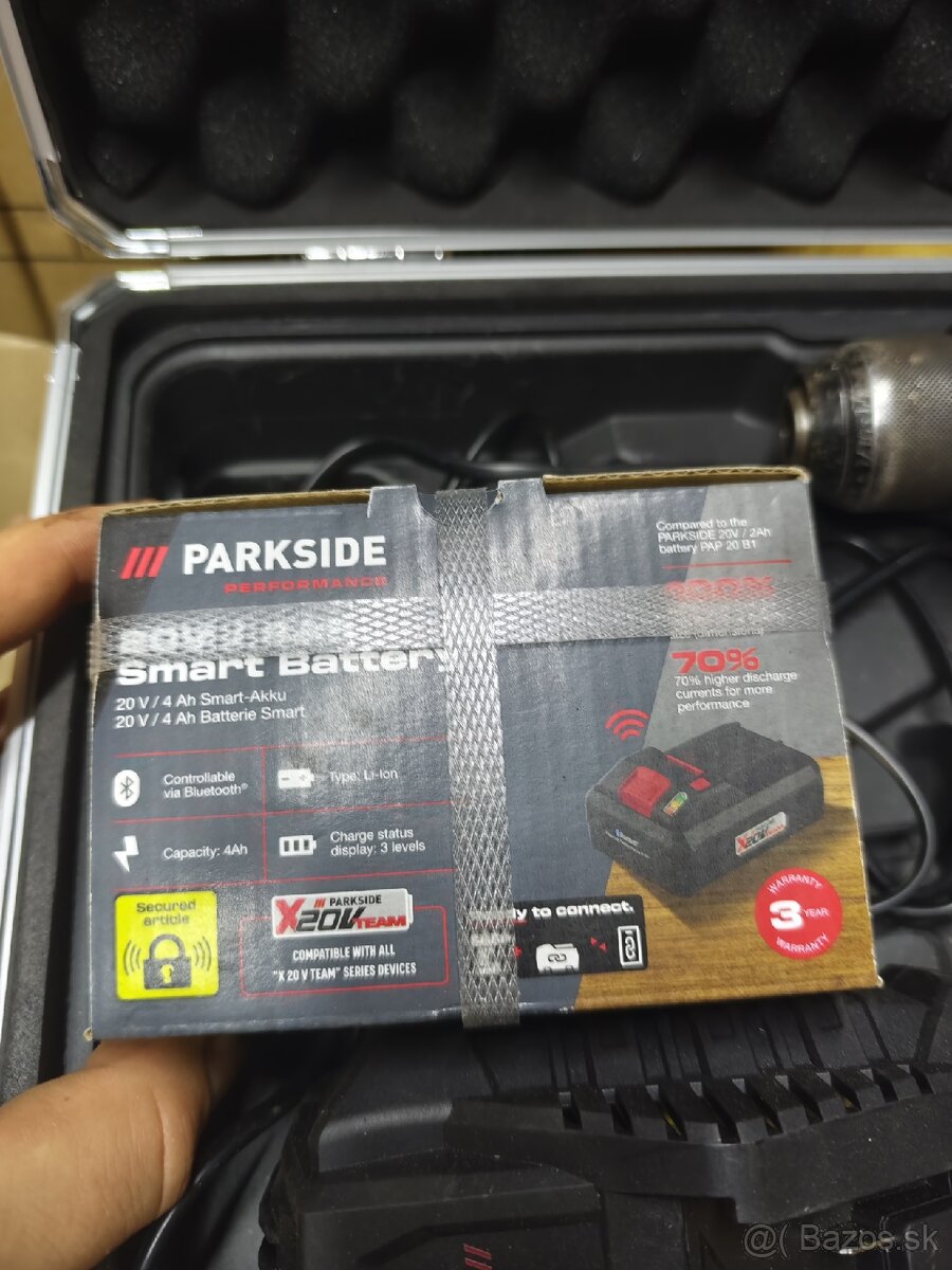 Parkside aku vŕtačka + nabíjačka + batéria - 6