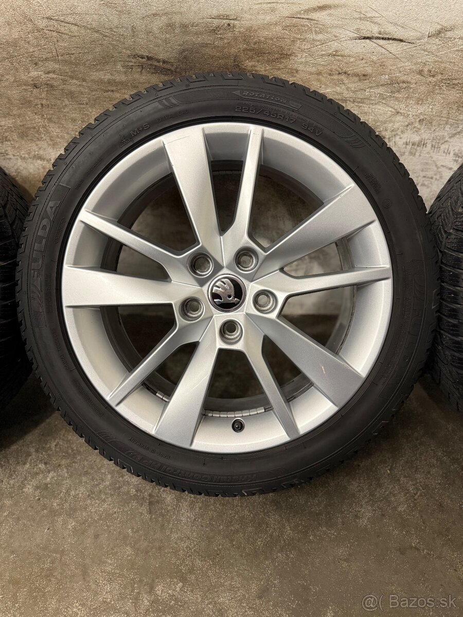 Zimná sada Škoda Trius 5x112 R17 , 225/45/17 Octavia, Golf - 6