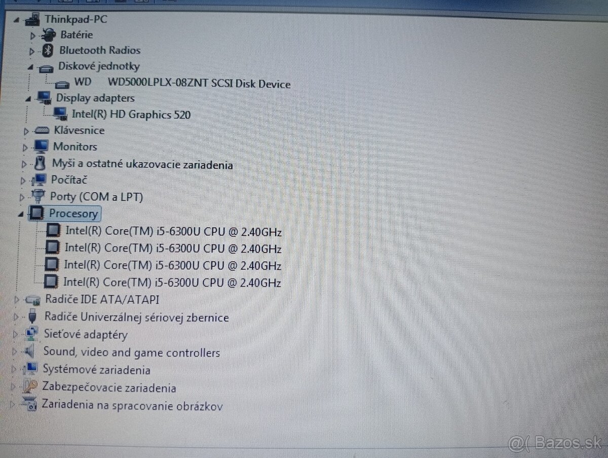 Lenovo Thinkpad T470 , Windows 7 , Intel core i5 , 8gb ram - 6
