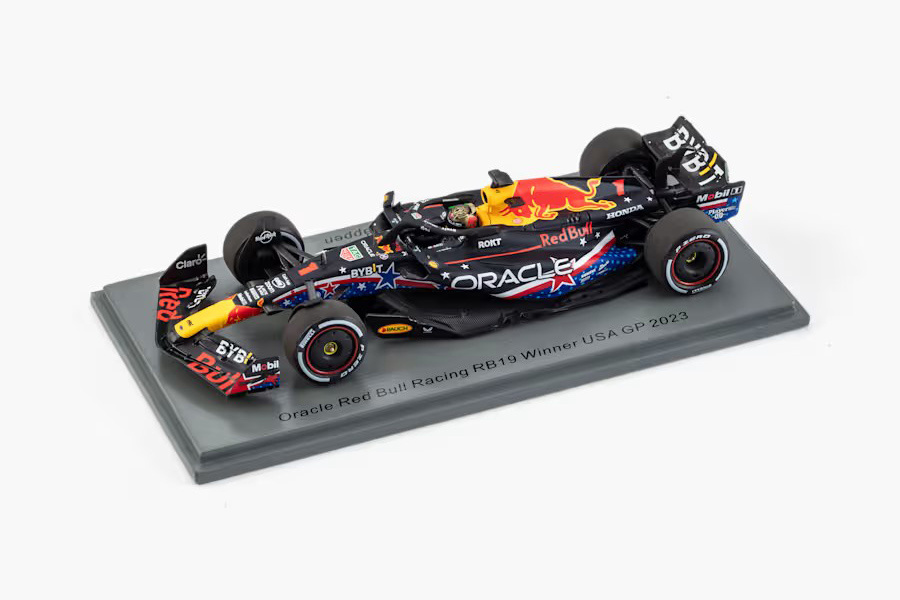 Max Verstappen 2023 Red Bull RB19 USA Austin F1 model 1:43 - 6