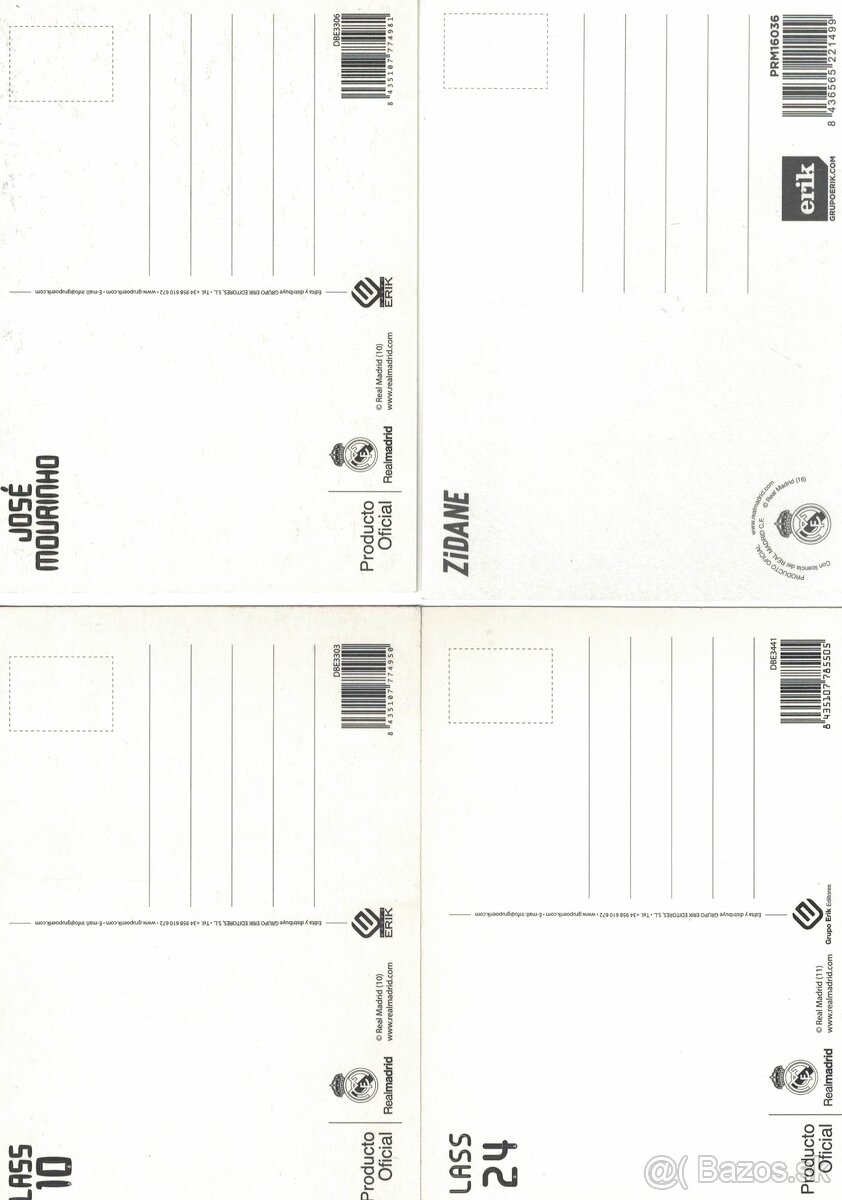 Kartičky futbalistov - Real Madrid - 6