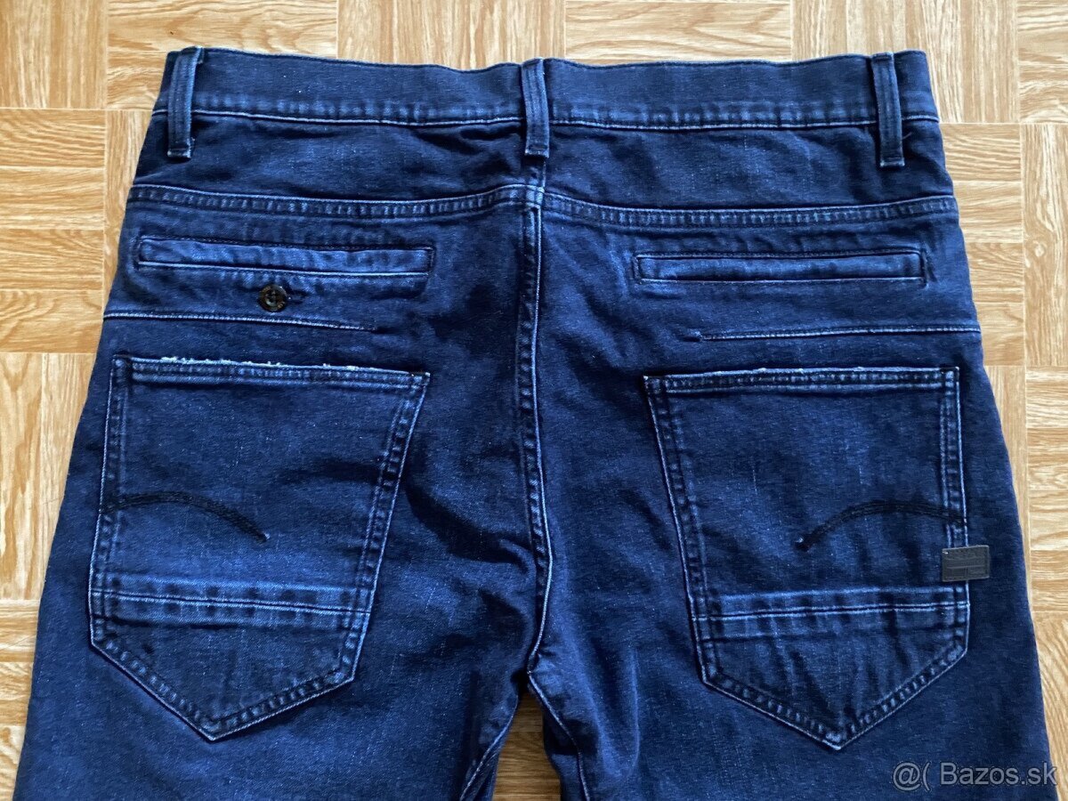 panske riflove sortky, kratasy g-star raw velkost W35. - 6