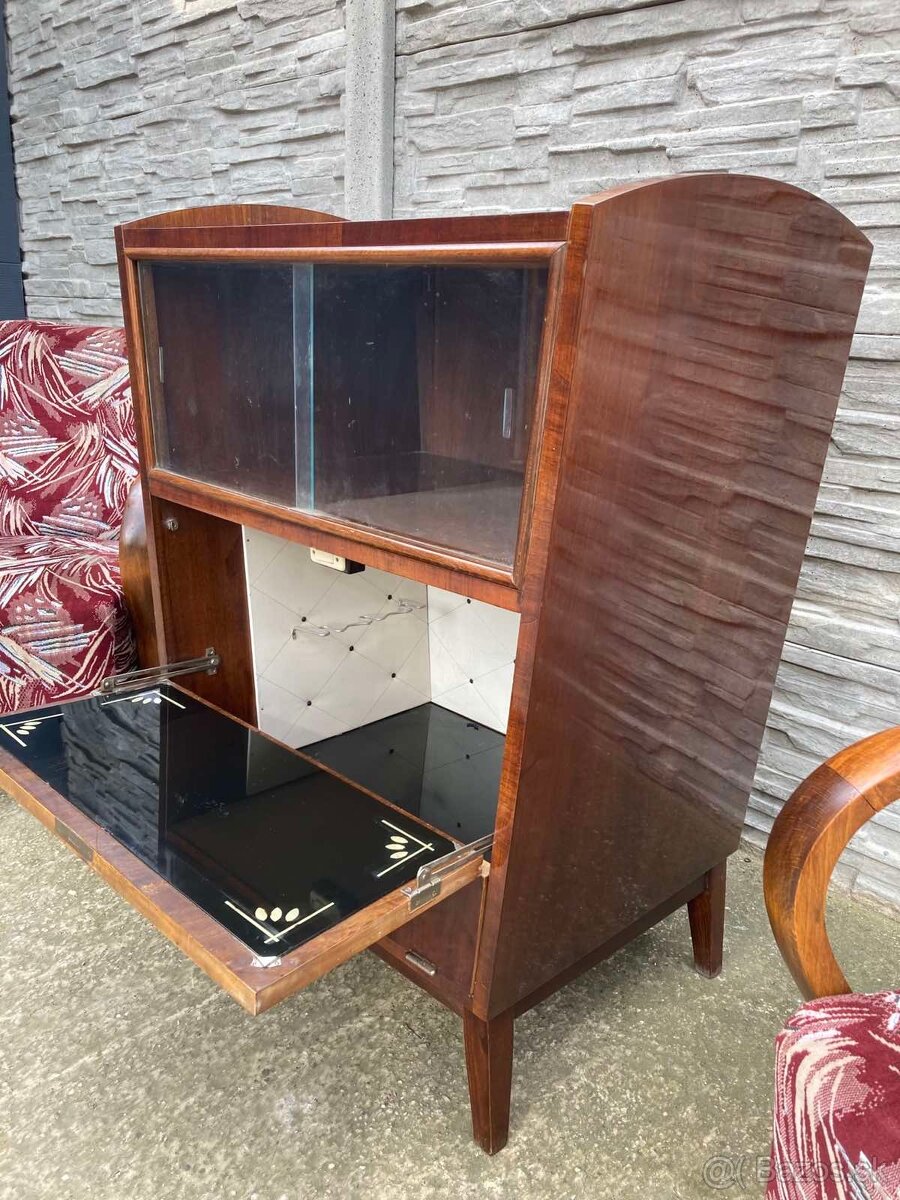 Retro bar - vinotéka - skrinka - 6