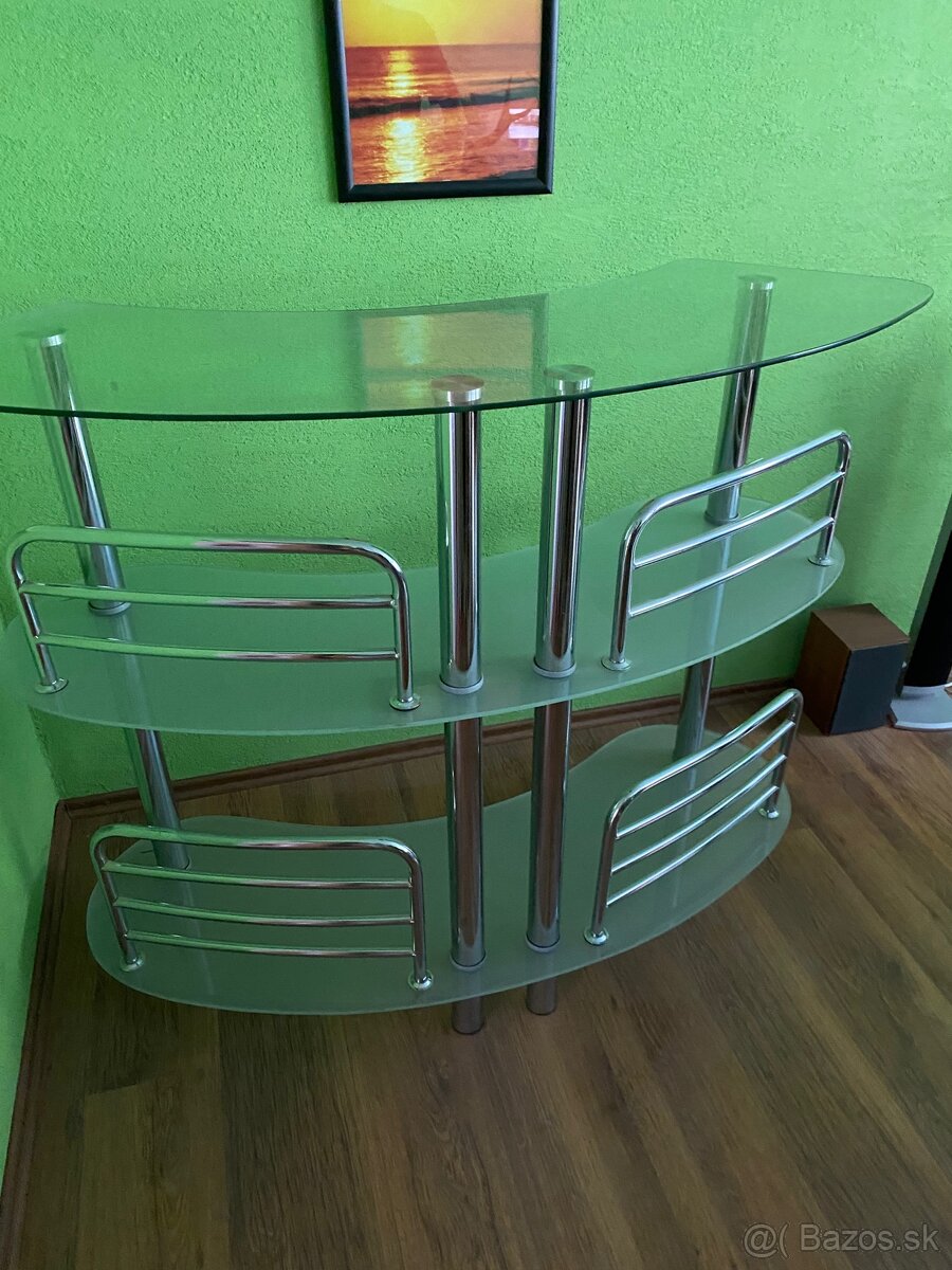 Sklenený barový stolík - 6
