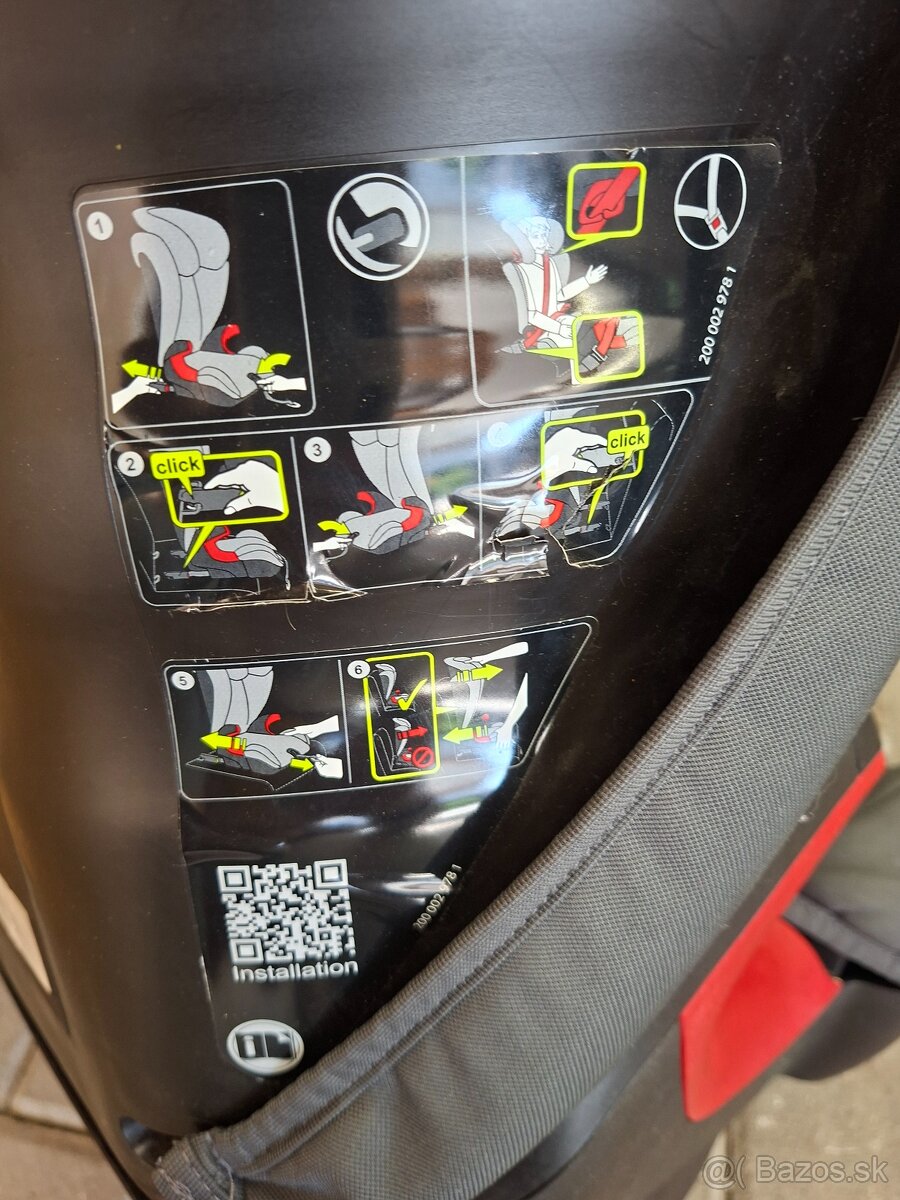 Predám Britax Romer Kidfix SL BR Black series - 6