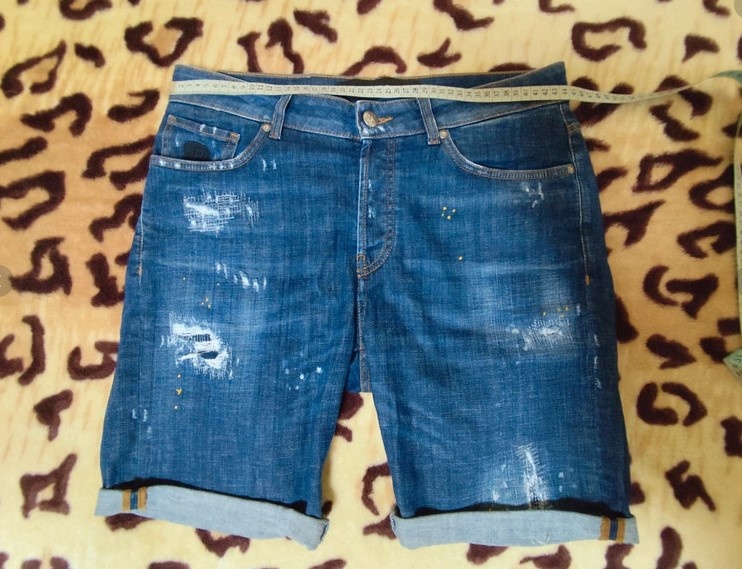 Panske riflové shortky John Richmond ako nove,vel.44 - 6