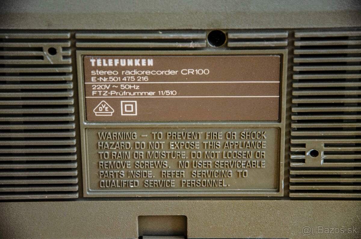 TELEFUNKEN CR-100 - 6