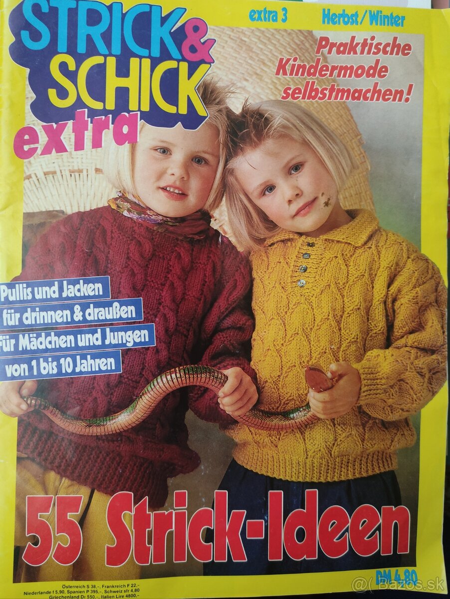 Šijeme deťom,Strick a shick pre deti, Pletenie.burda pletení - 6