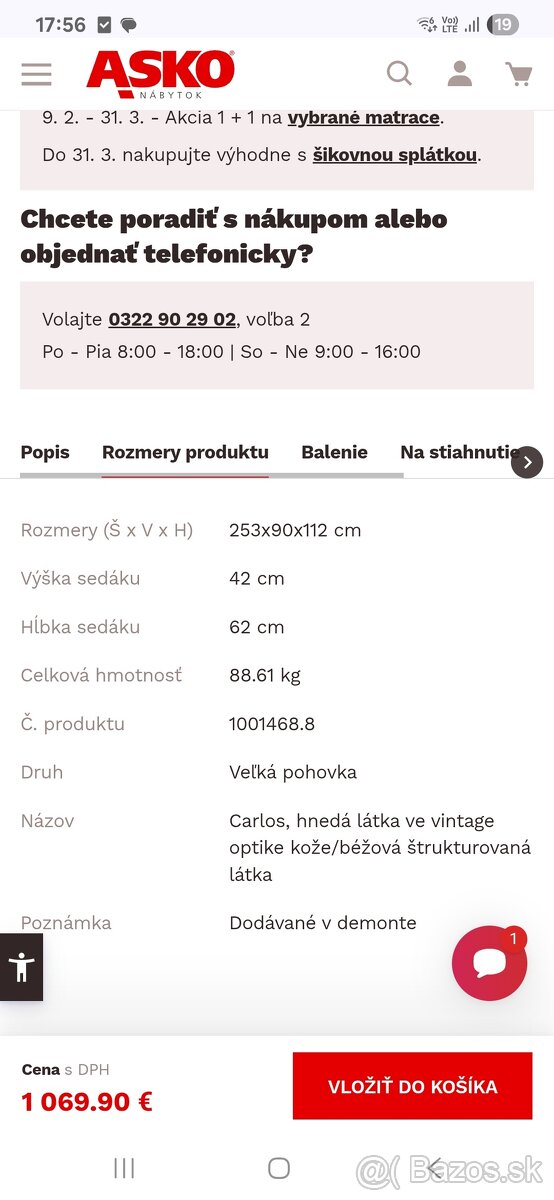 Vintage nadčasový gauč, novy - 6