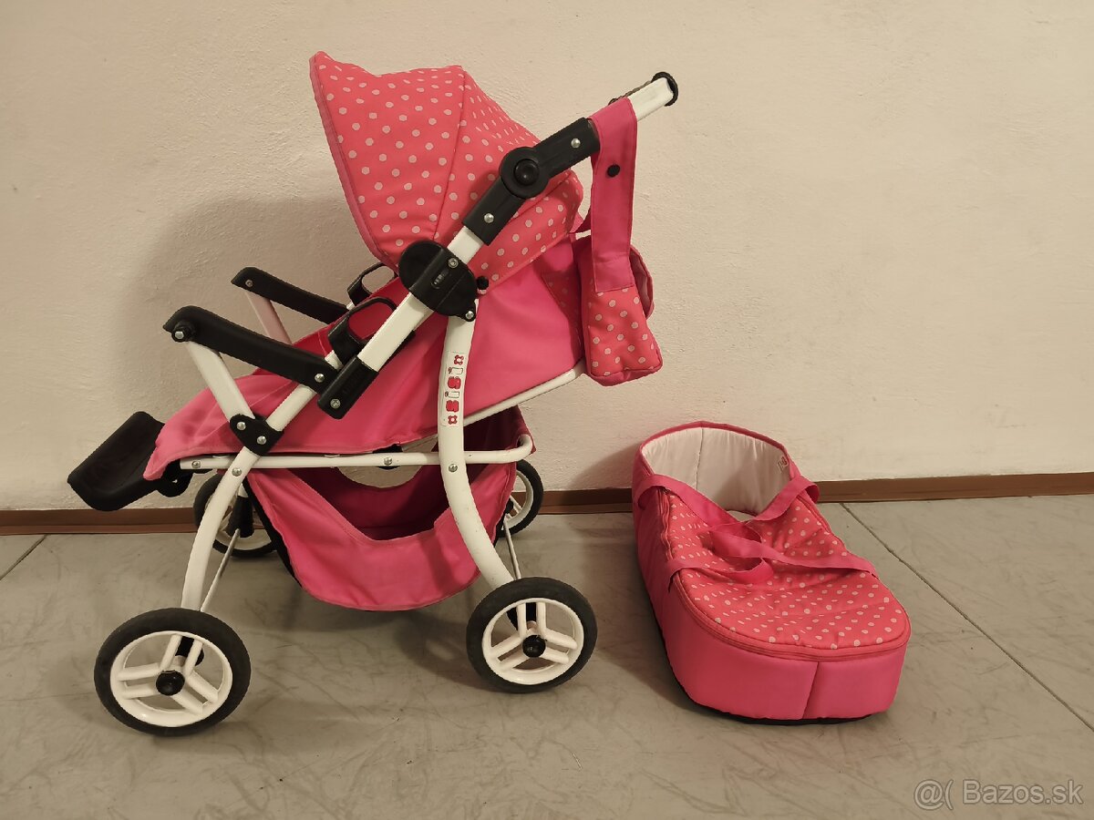 Kočík pre bábiky 2 v 1 - 6