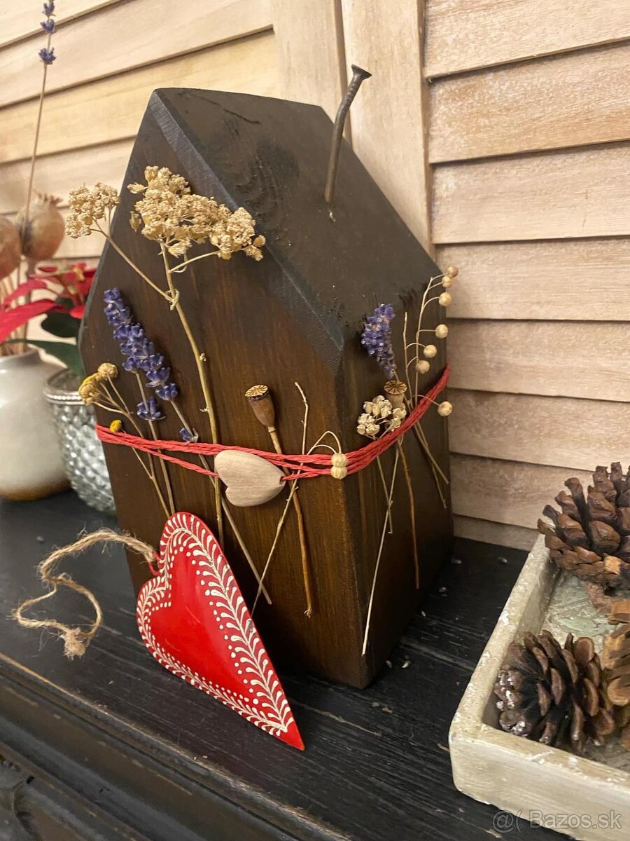 Vintage kovové srdiečko - 6