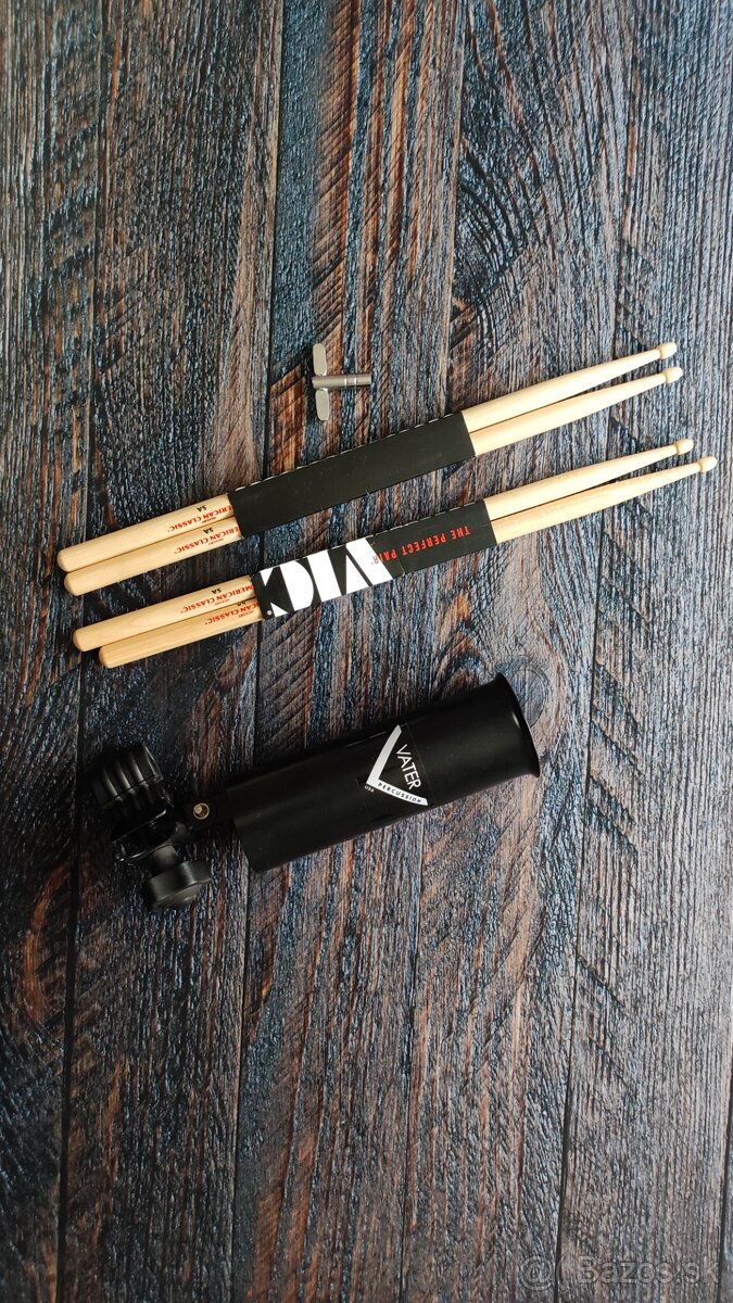 Predám komplet bicie + činely + hardware - 6