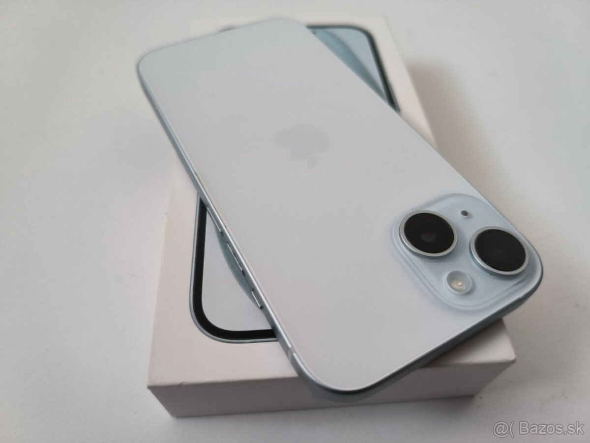 apple iphone 15 128gb Blue / Batéria 88% - 6