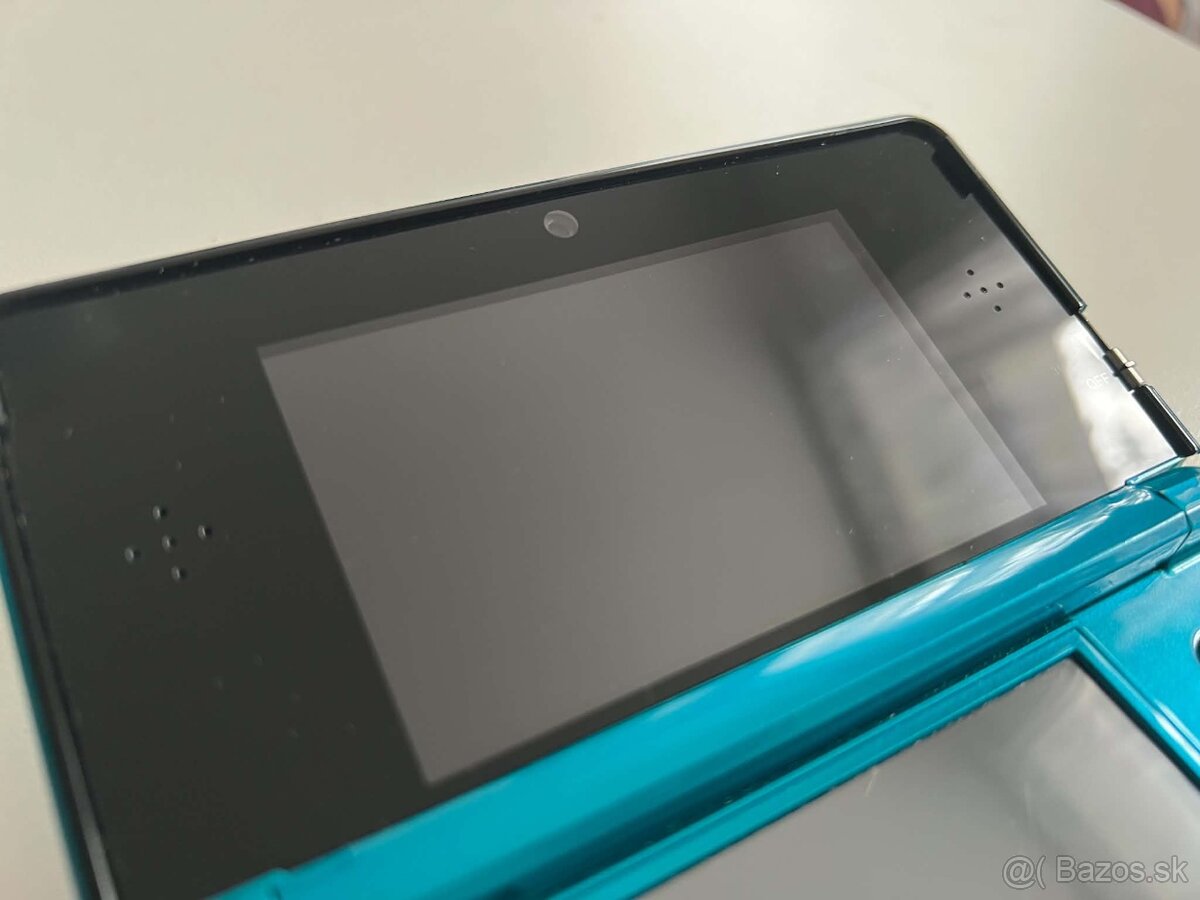 Nintendo 3DS Aqua Blue + 128gb - 6