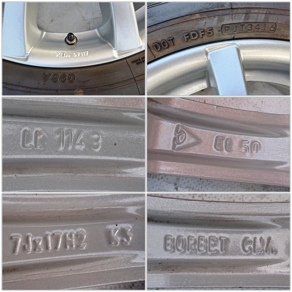 5x114.3 Originál Mazda Top Stav Pneu 225 65 R17 - 6