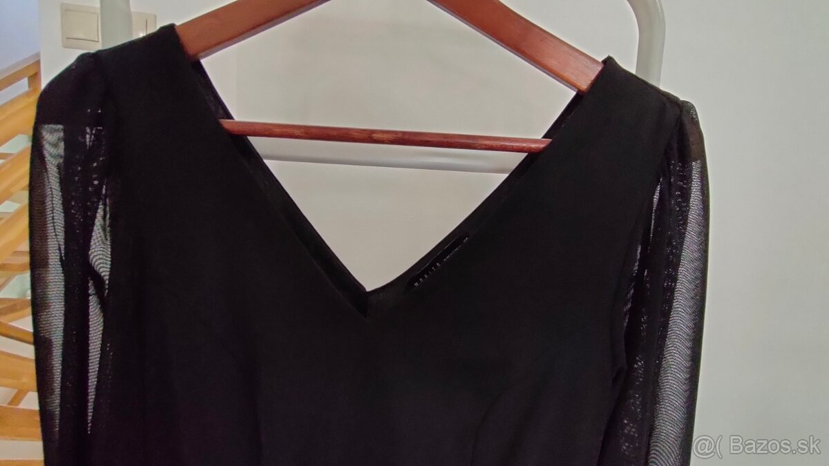 Krásne čierne šaty MOHITO veľ. S /.36 - 6