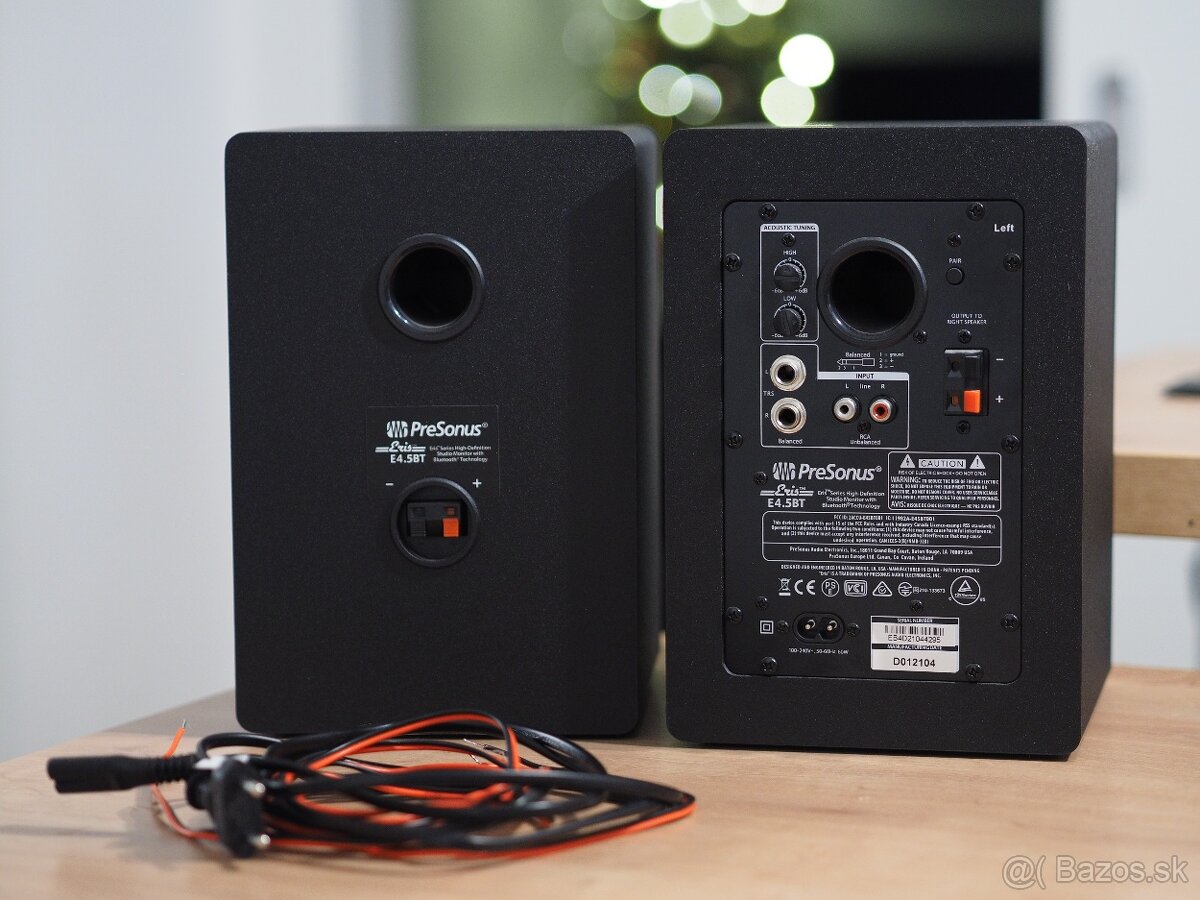 Aktívne štúdiové monitory PreSonus Eris E4.5BT s Bluetooth - 6