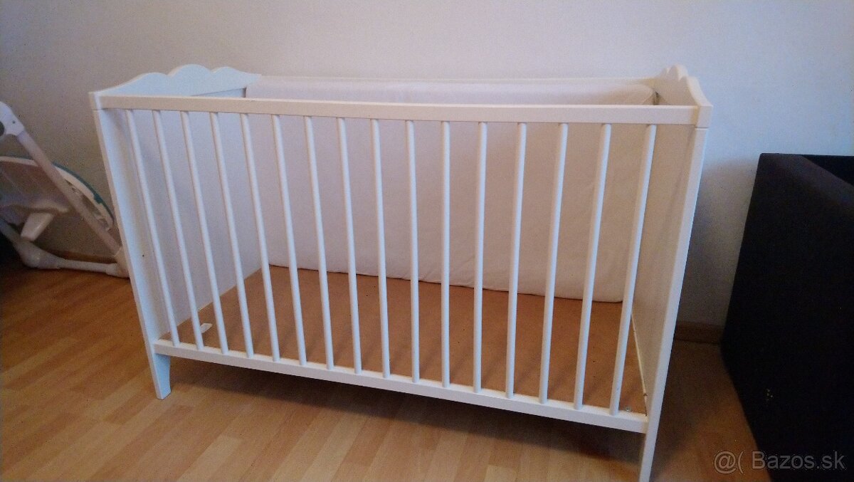 Biela postielka pre babatko ikea - 6