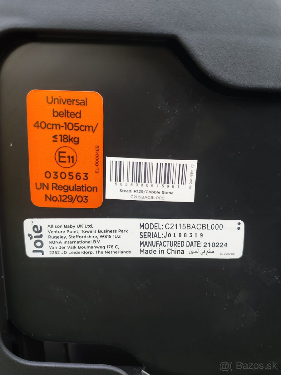 Detská autosedačka Joie Steadi - 6
