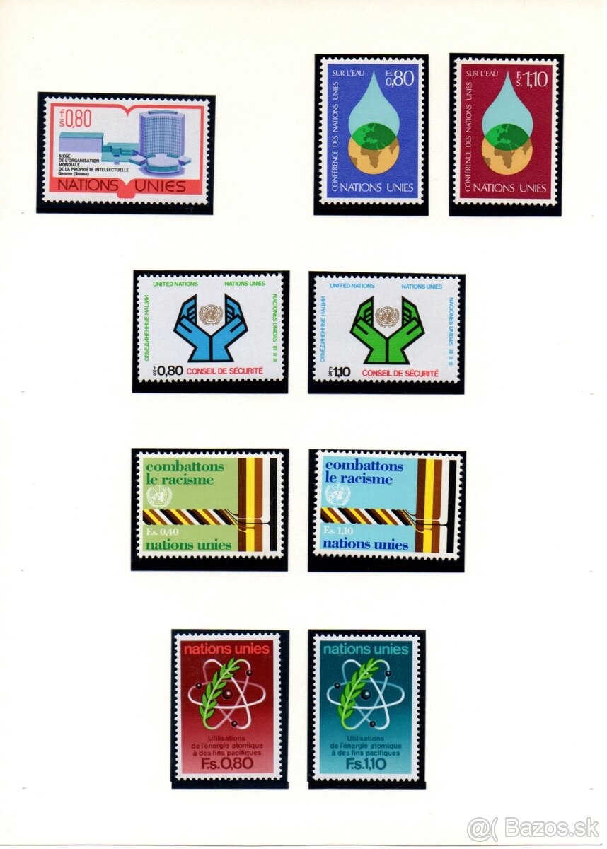 OSN Genf - zbierka 1969 - 1990 - 6