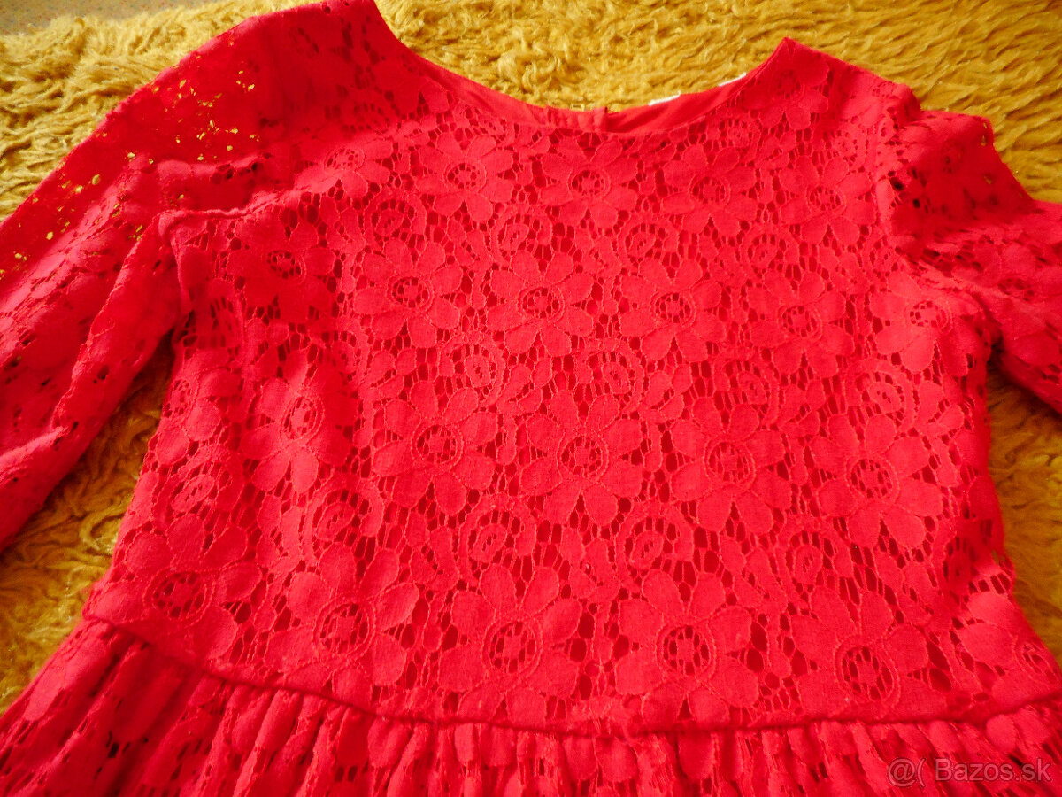 2x dievčenské čipkované atočky 152cm - 6