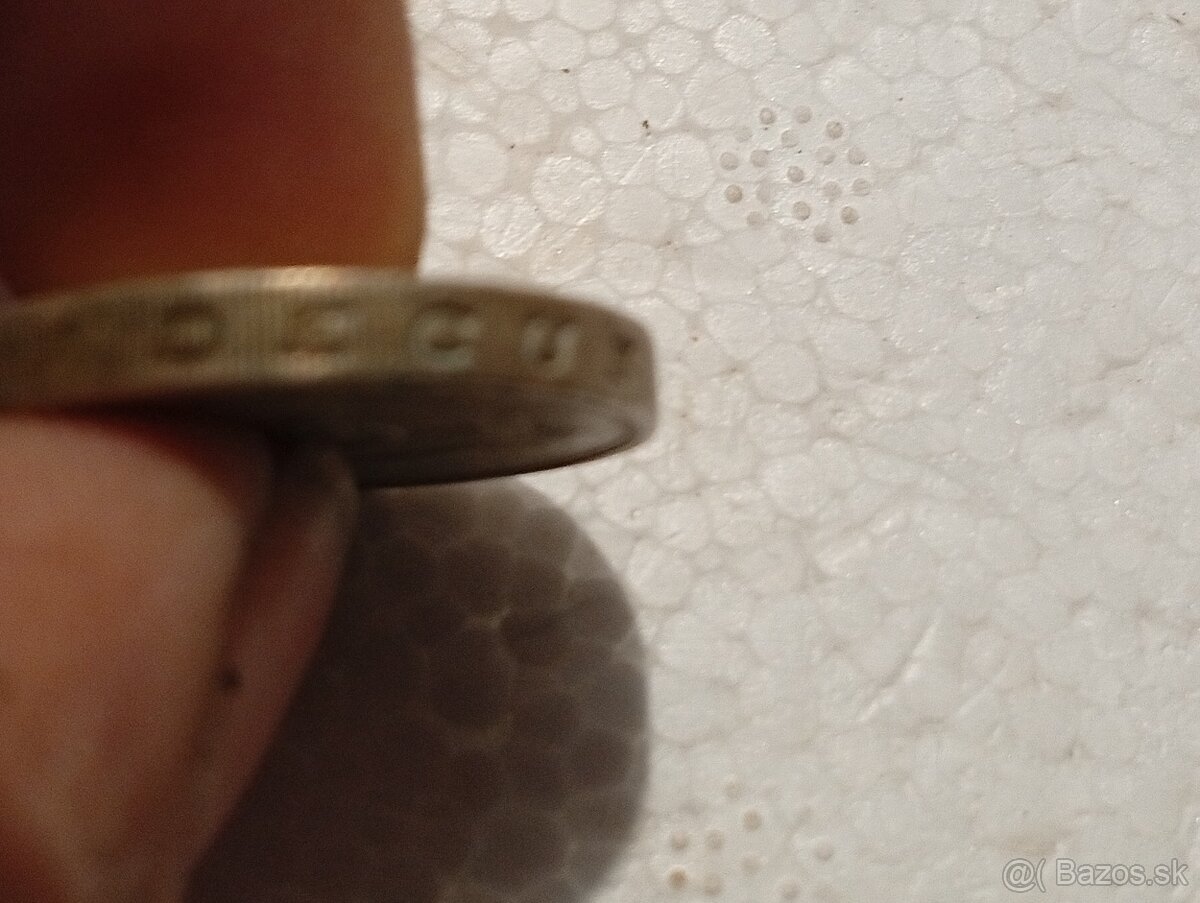 Predám veľmi vzácnu mincu One Pound 1996 error - 6