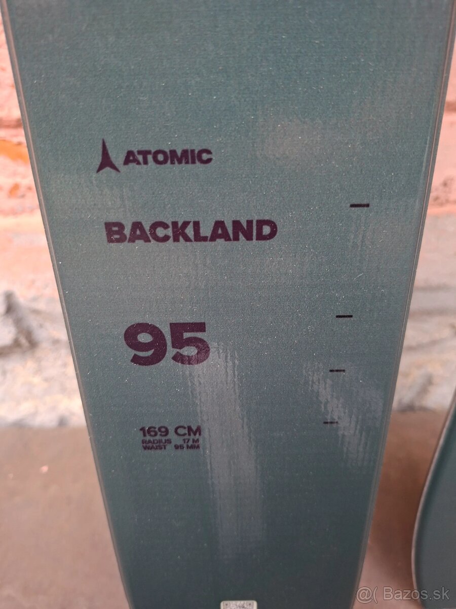 Nový skialp set lyže Atomic BackLand 95 + FRITSCHI Tectron - 6