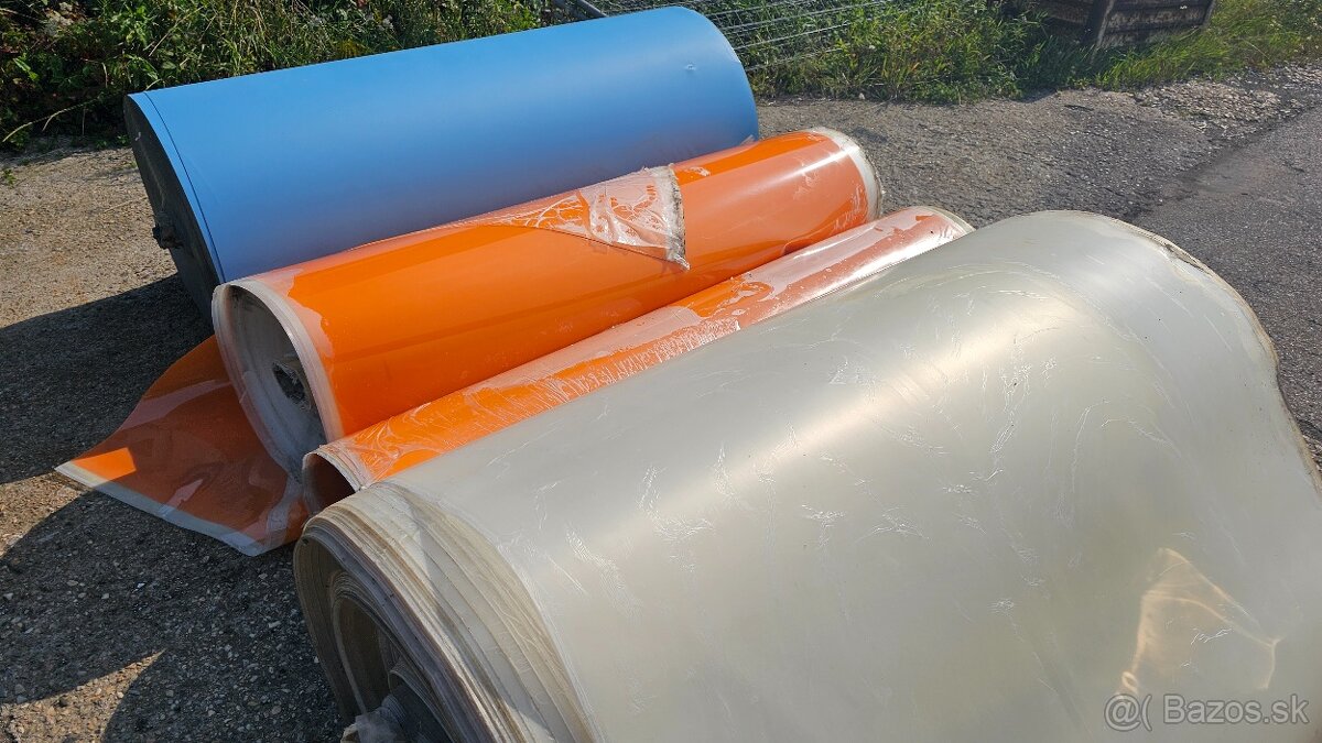 Fólia modrá - nová nepoužitá - pevná odolná - 6