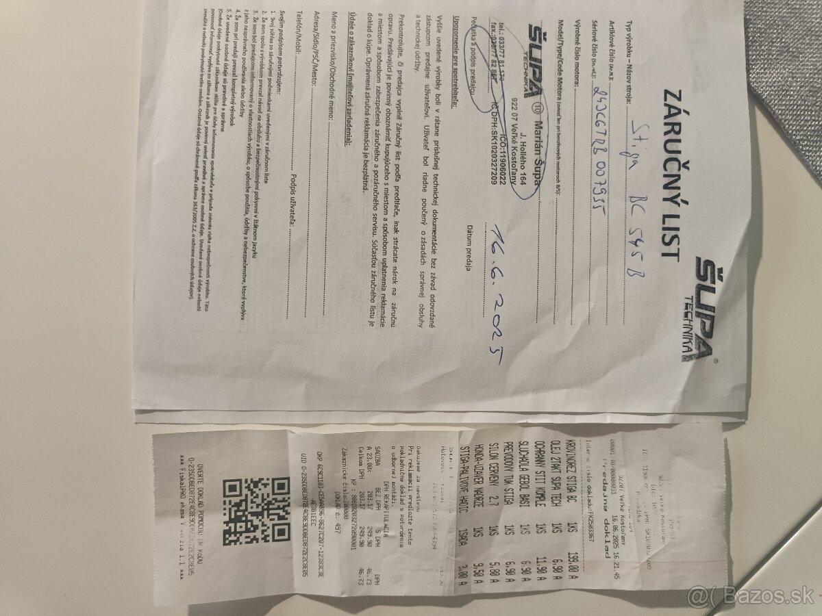 Predám krovinorez STIGA BC 545 B - 6