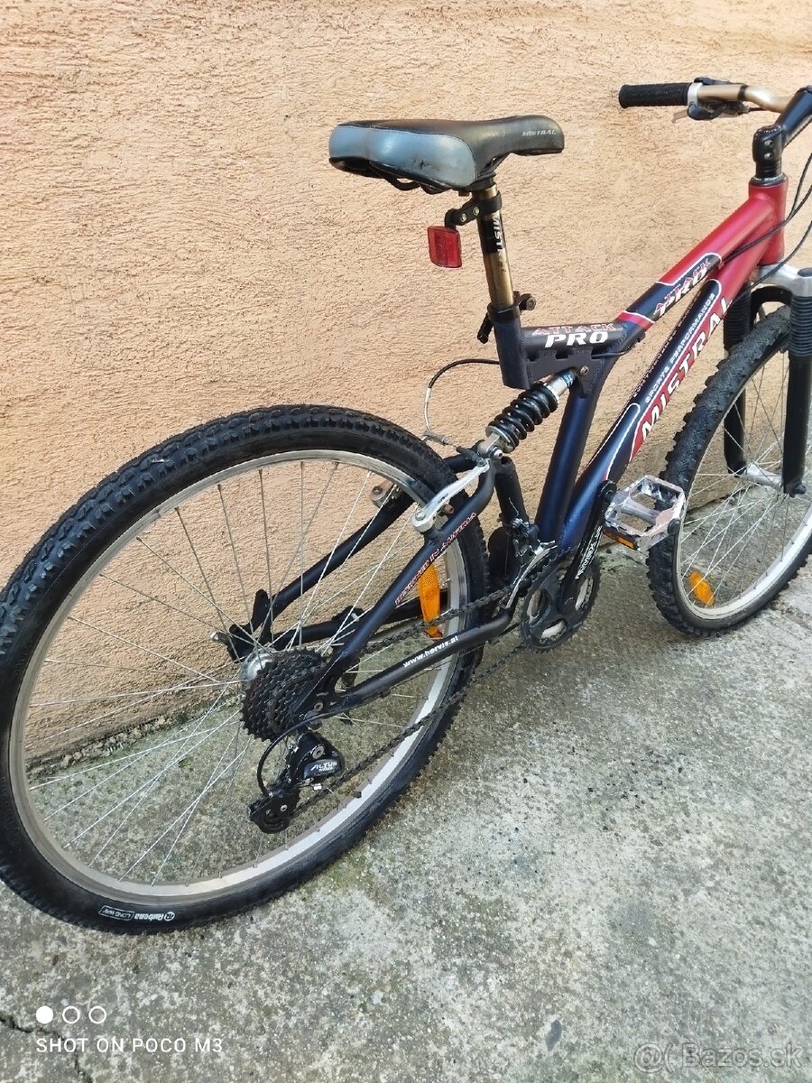Bicykel horský celoodpruzeny Mistrál attack pro - 6