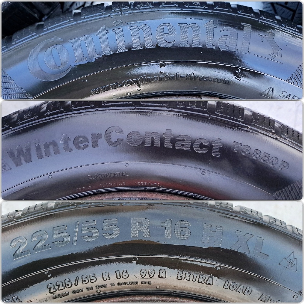 5x112 AUDI Originál Zimná Sada-Disky Puklice Pneu 225/55R16 - 6