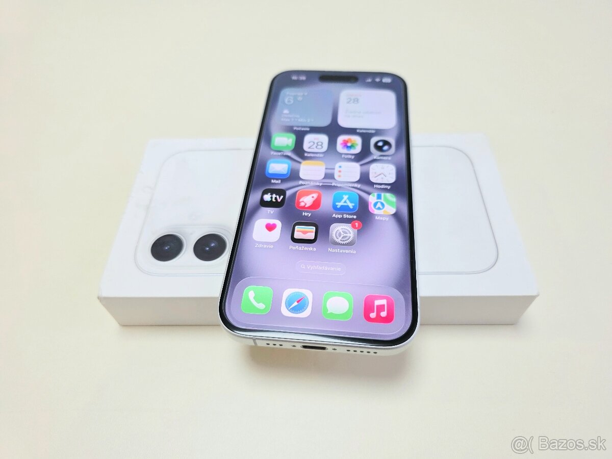 APPLE IPHONE 16 128GB WHITE TOP STAV - 6