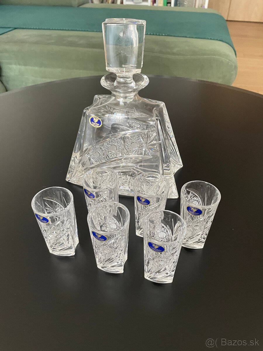 Krištáľová súprava na alkohol - 6