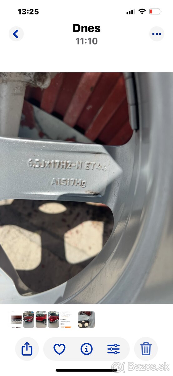 Zímne komplety R17 Disky Mercedes original - 6