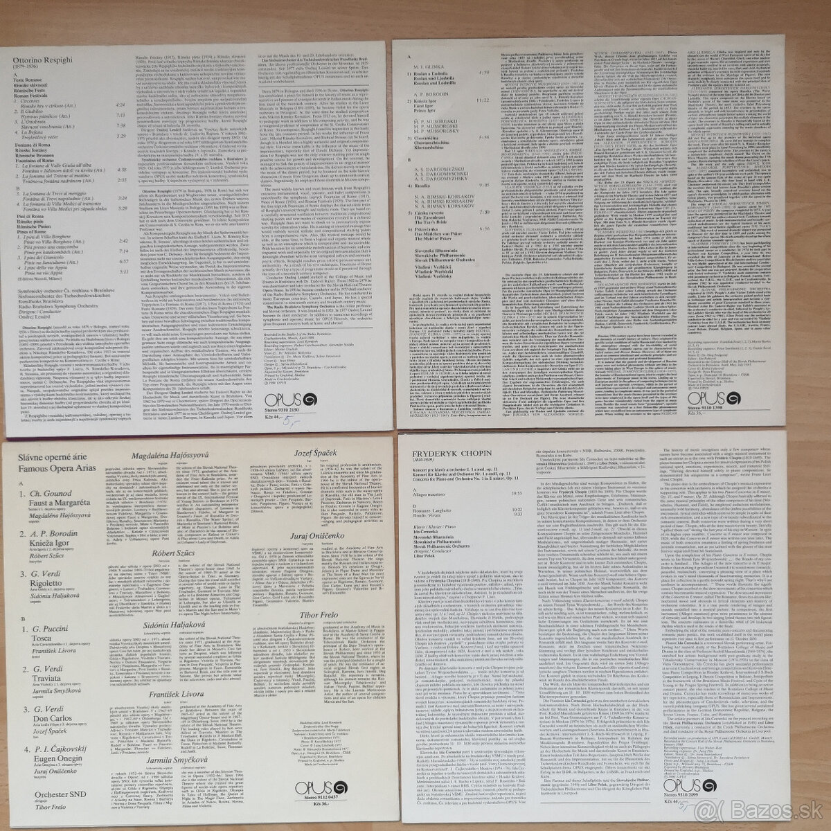 Predám neprehraté LP platne OPUS vydané pred rokom 1990 - 6