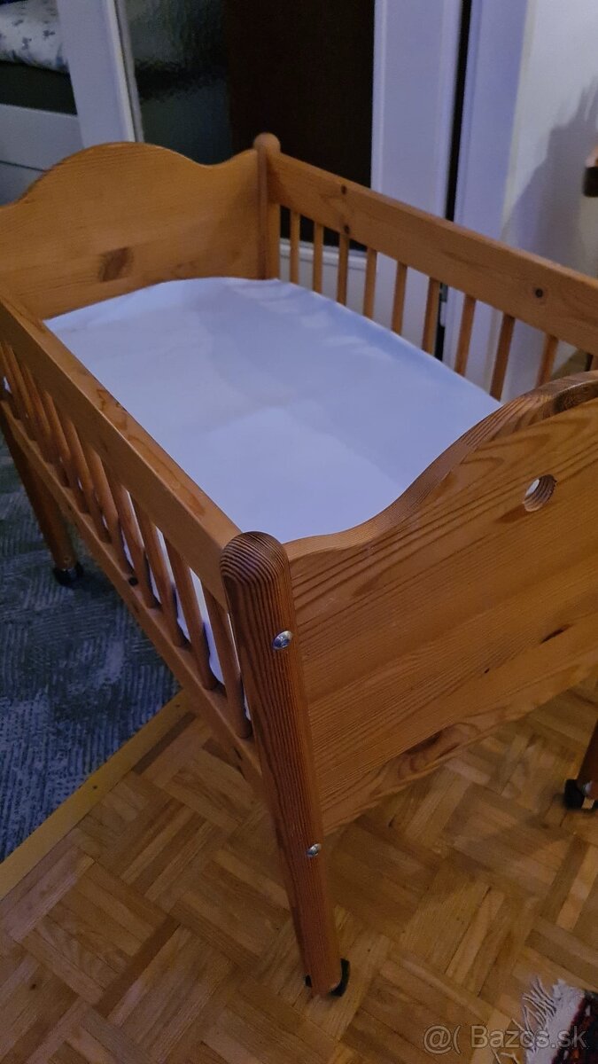 Predám postieľku/kolísku IKEA - 6