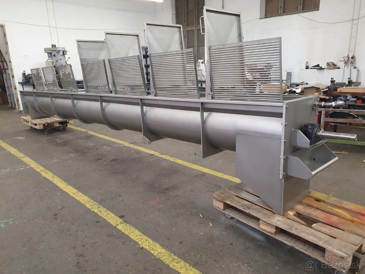 Šnekový nerezový dopravník - 6