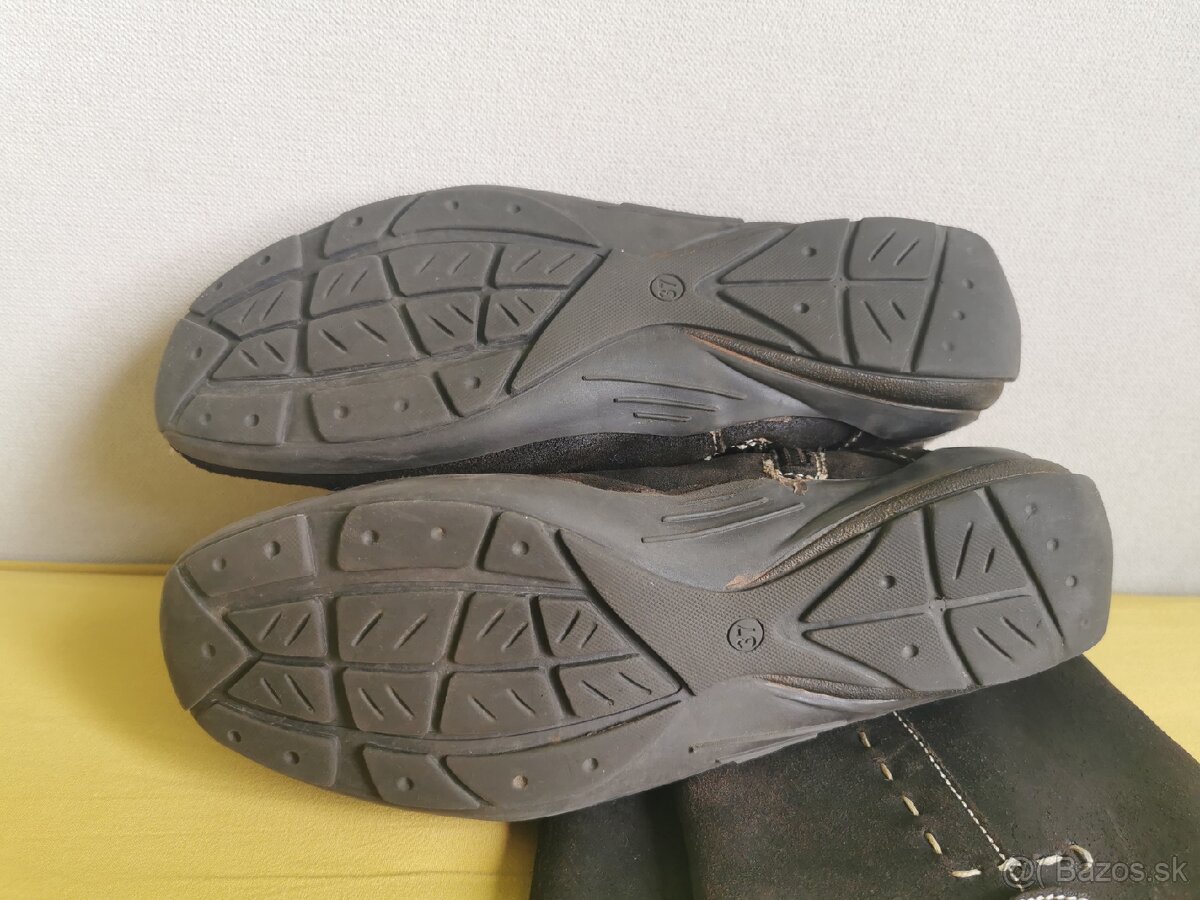 Vysoké kožené čižmy 37 - 6