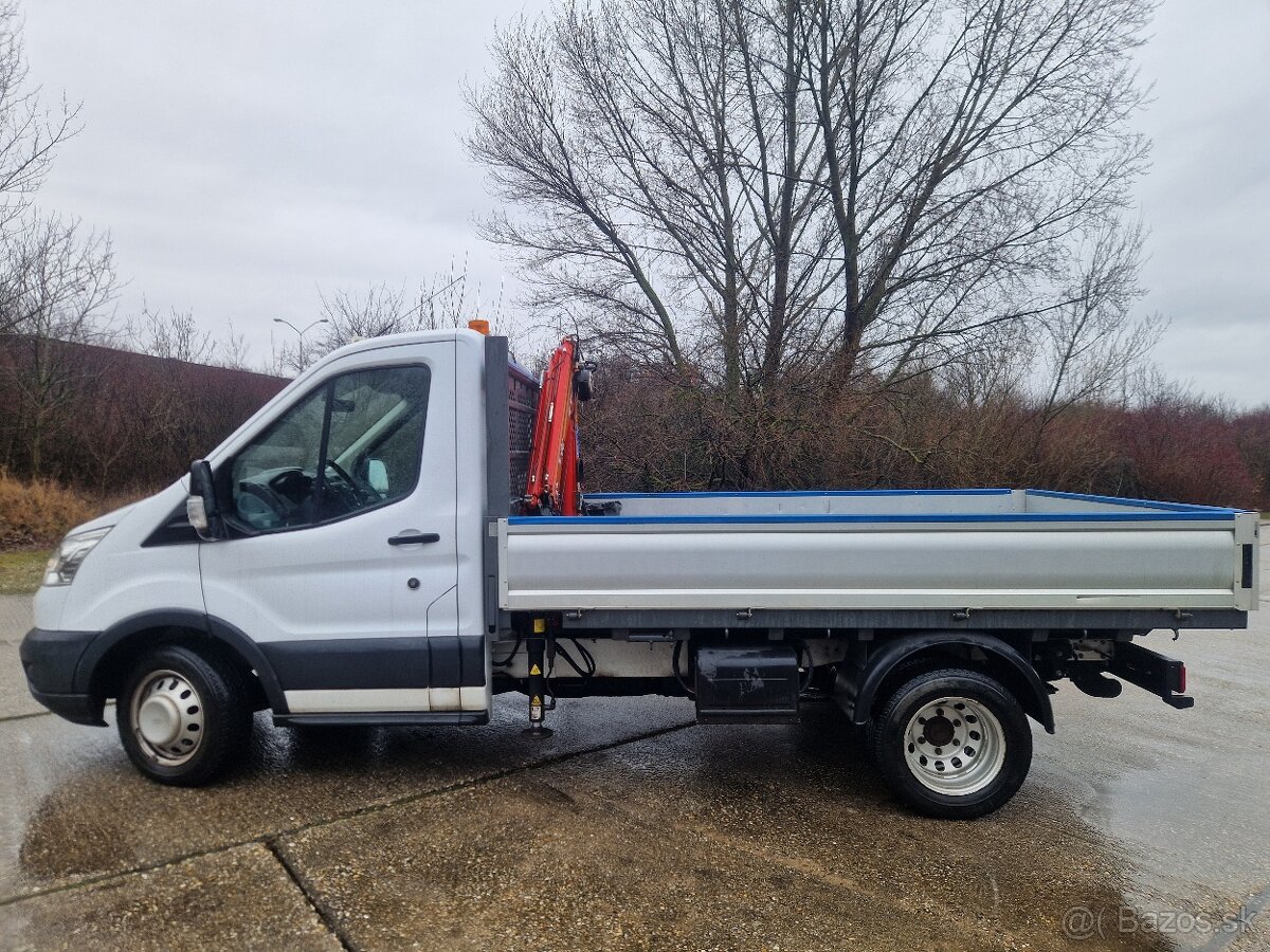 Ford transit valník s hydraulickým žeriavom - 6