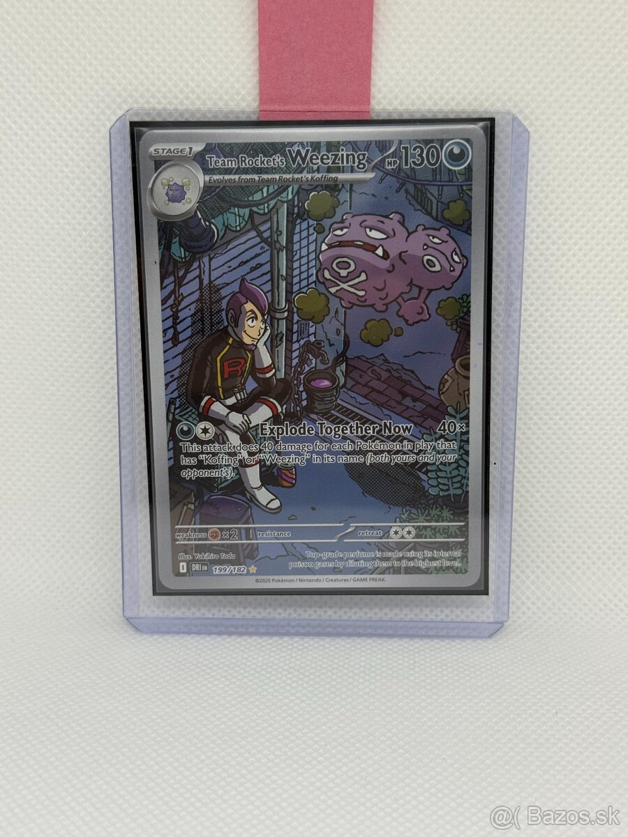 Pokémon karta Team Rocket’s Weezing 199/182 – NMINT – ORIG - 6