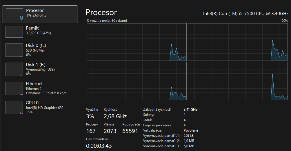 DELL OptiPlex 3050 - i5 7500 / 8GB DDR4 / 512GB SSD - 6